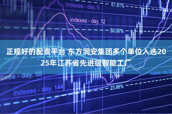 正规好的配资平台 东方润安集团多个单位入选2025年江苏省先进级智能工厂